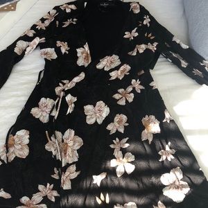 Long sleeve wrap dress from LuLu’s !